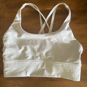 White Women's Sports Bra